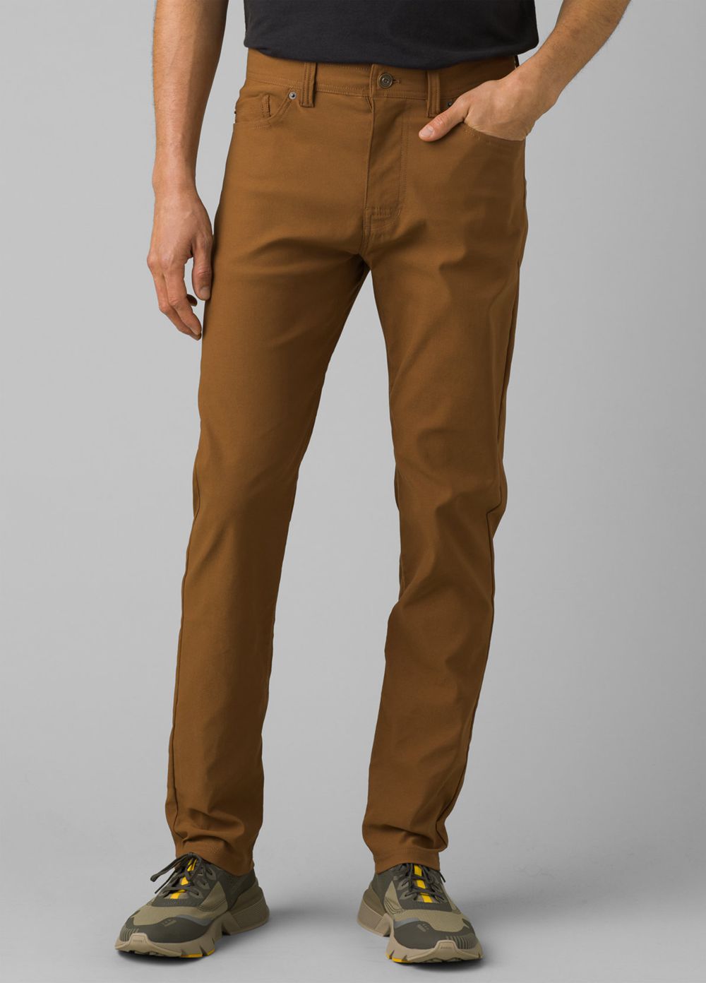 Brown Men's PrAna Brion Slim II Pants | XVRSYO931