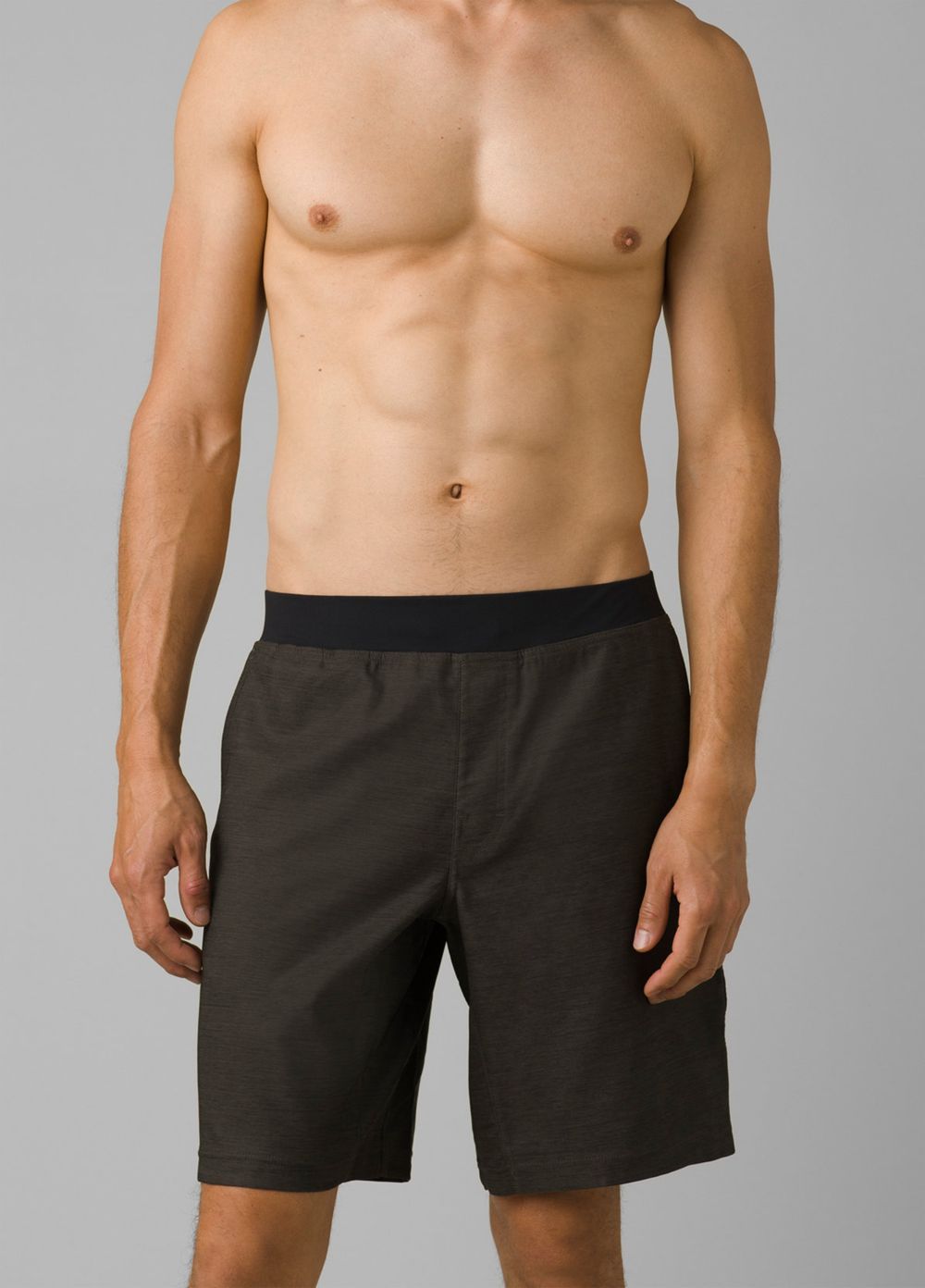 Brown Men's PrAna Peak to Creek Shorts | QZSYKH187