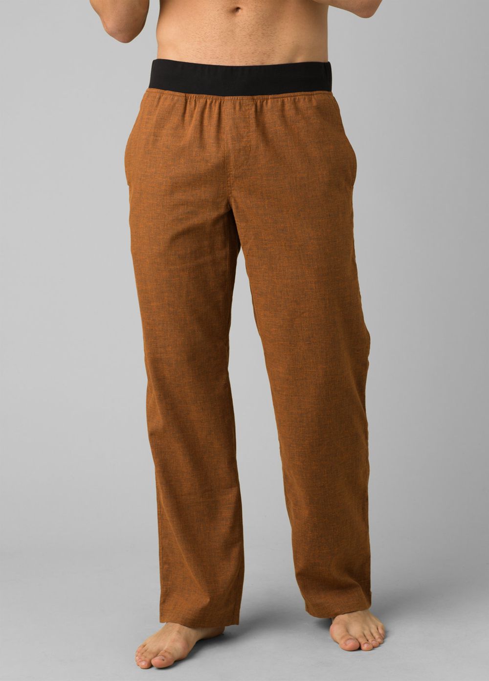 Brown Men's PrAna Vaha Pants | EMRHZL145