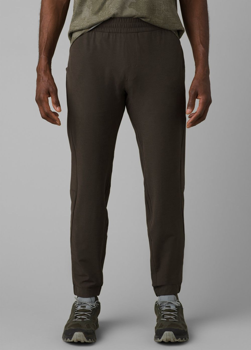 Brown Men's PrAna West Edge Jogger Pants | IECZJS128