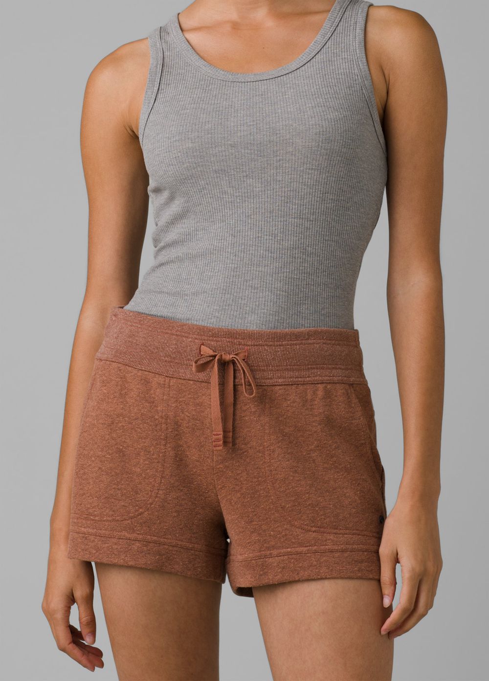 Brown Women's PrAna Cozy Up Shorts | MSDVNE293