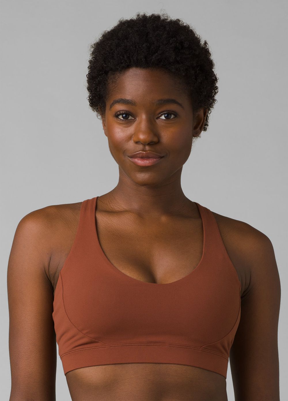 Brown Women's PrAna Everyday Bra | FOSRAQ769