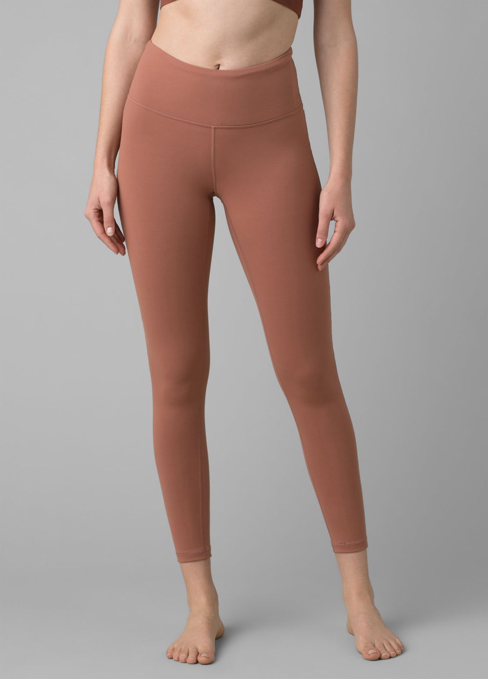 Brown Women's PrAna Transform 7/8 Leggings | MFDVRJ813