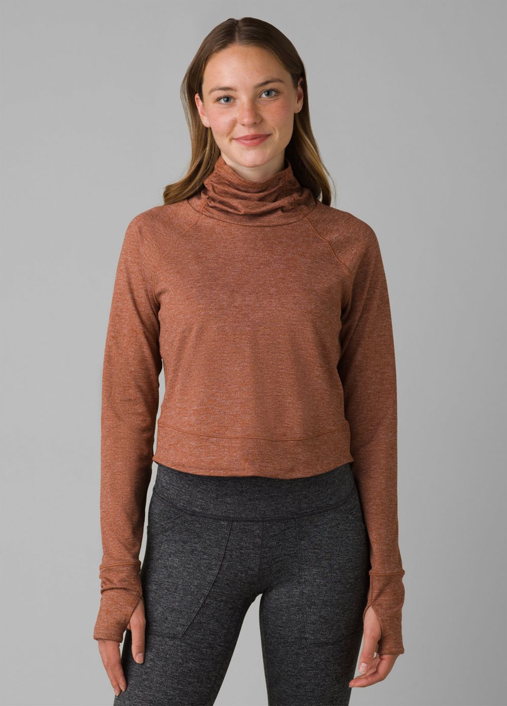 Brown Women's PrAna Zawn Sweaters | JOQERZ468