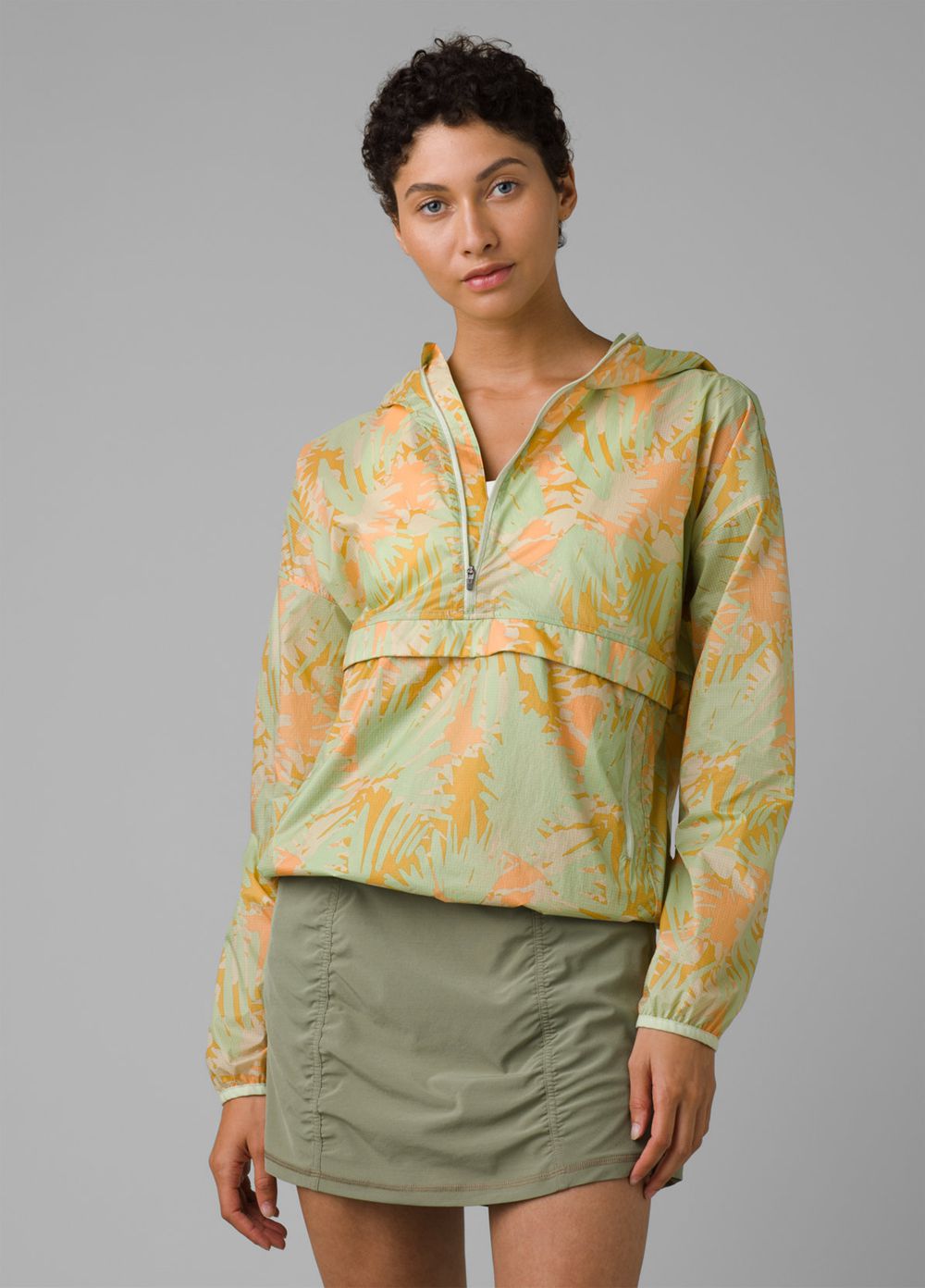 Green Women's PrAna Whistler Anorak Jackets | UWTJMQ019