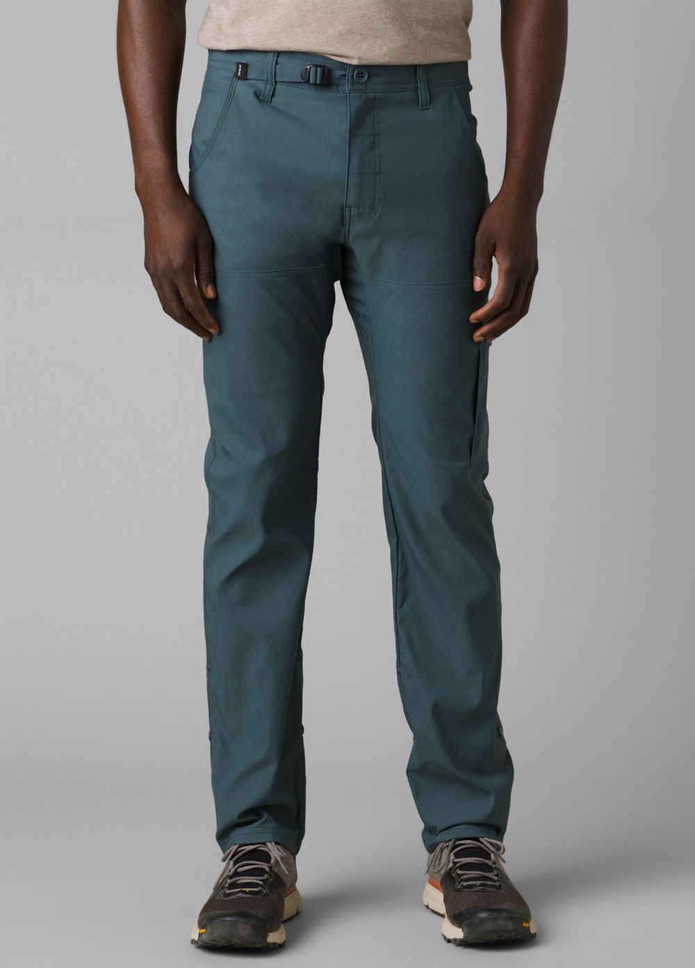 Grey Blue Men's PrAna Stretch Zion Slim II Pants | KWMSQV078