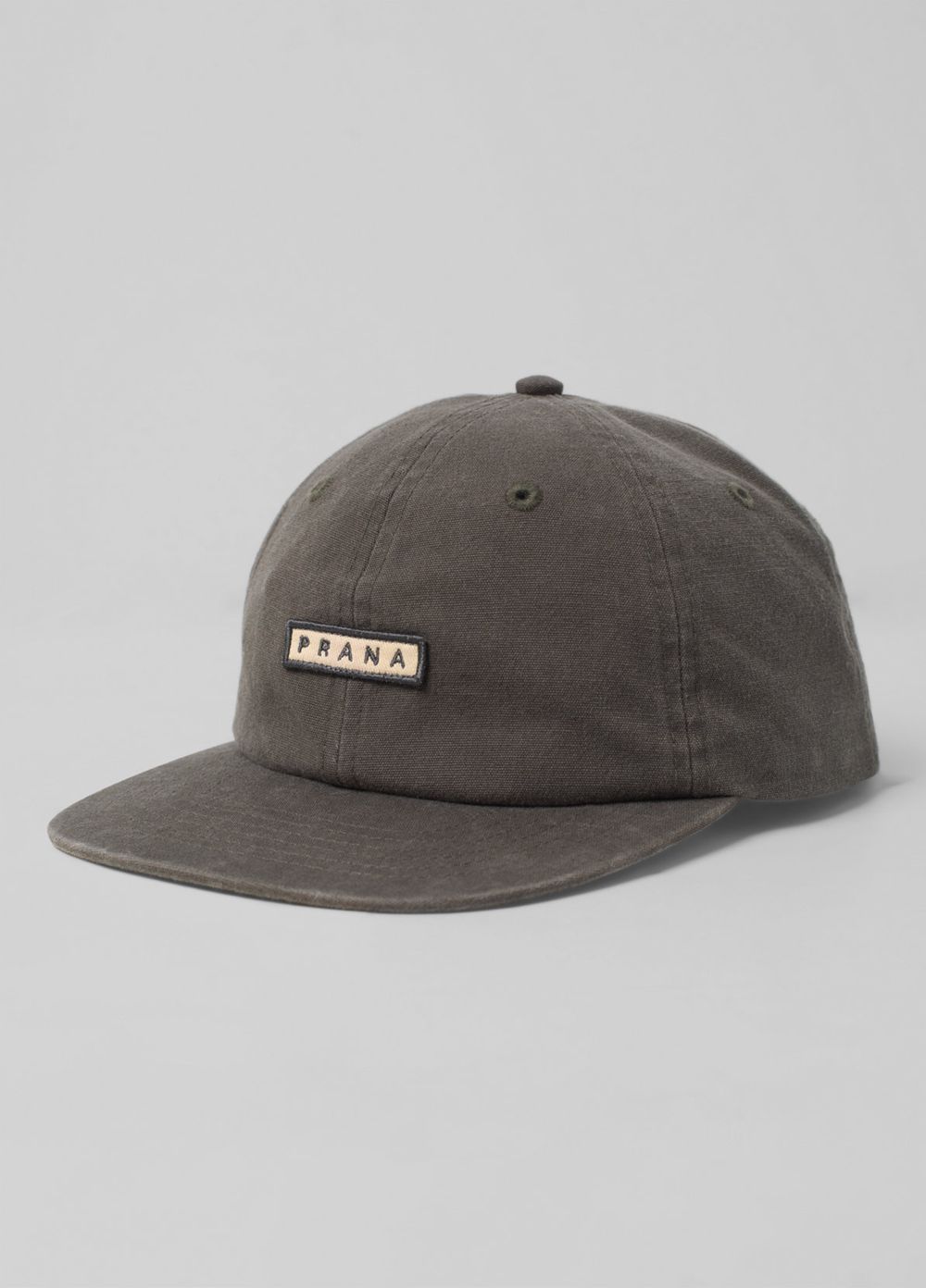 Grey Men's PrAna Craneway Patch Hats | GHWMAZ459