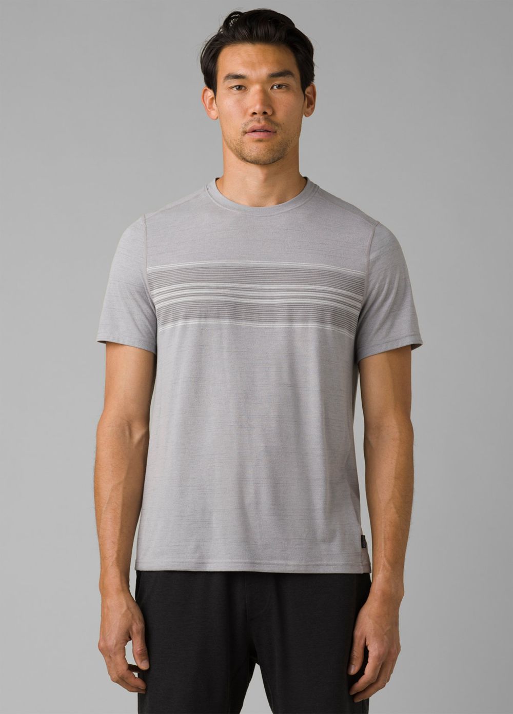 Grey Men's PrAna Prospect Heights Graphic Short Sleeve T-Shirts | ZWCOEV571