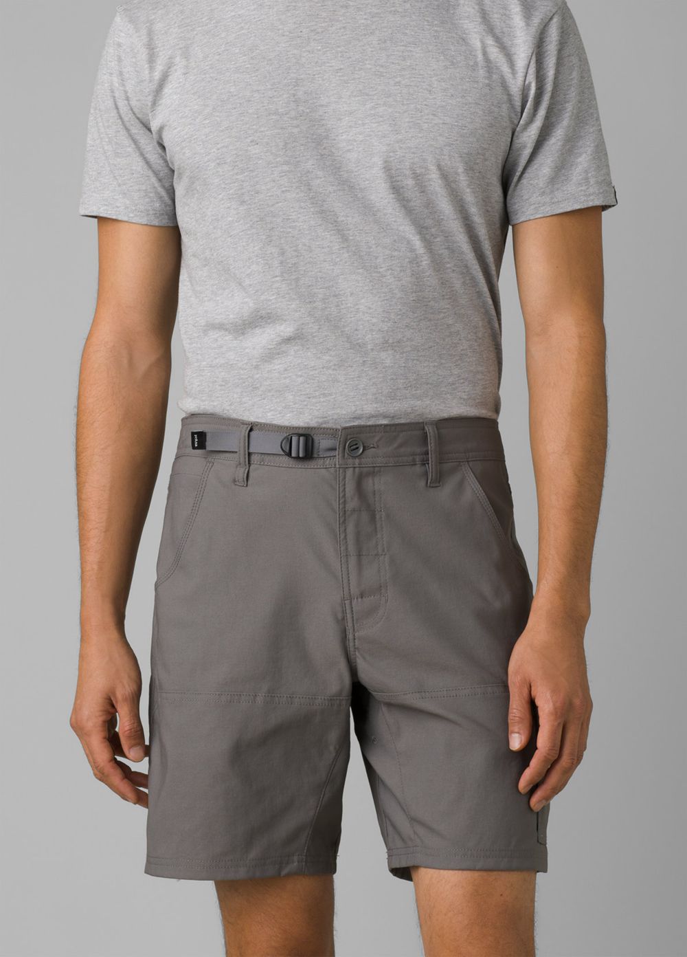 Grey Men's PrAna Stretch Zion II Shorts | EHJVCR490