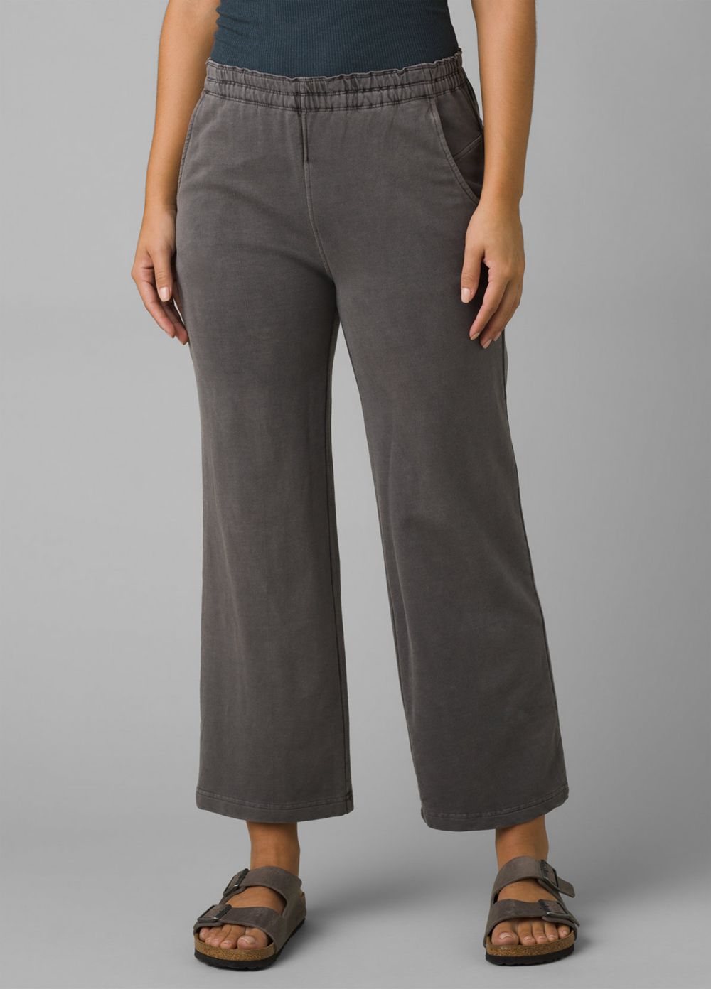 Grey Women's PrAna Calimero Sweat Pants | FZOBUR139