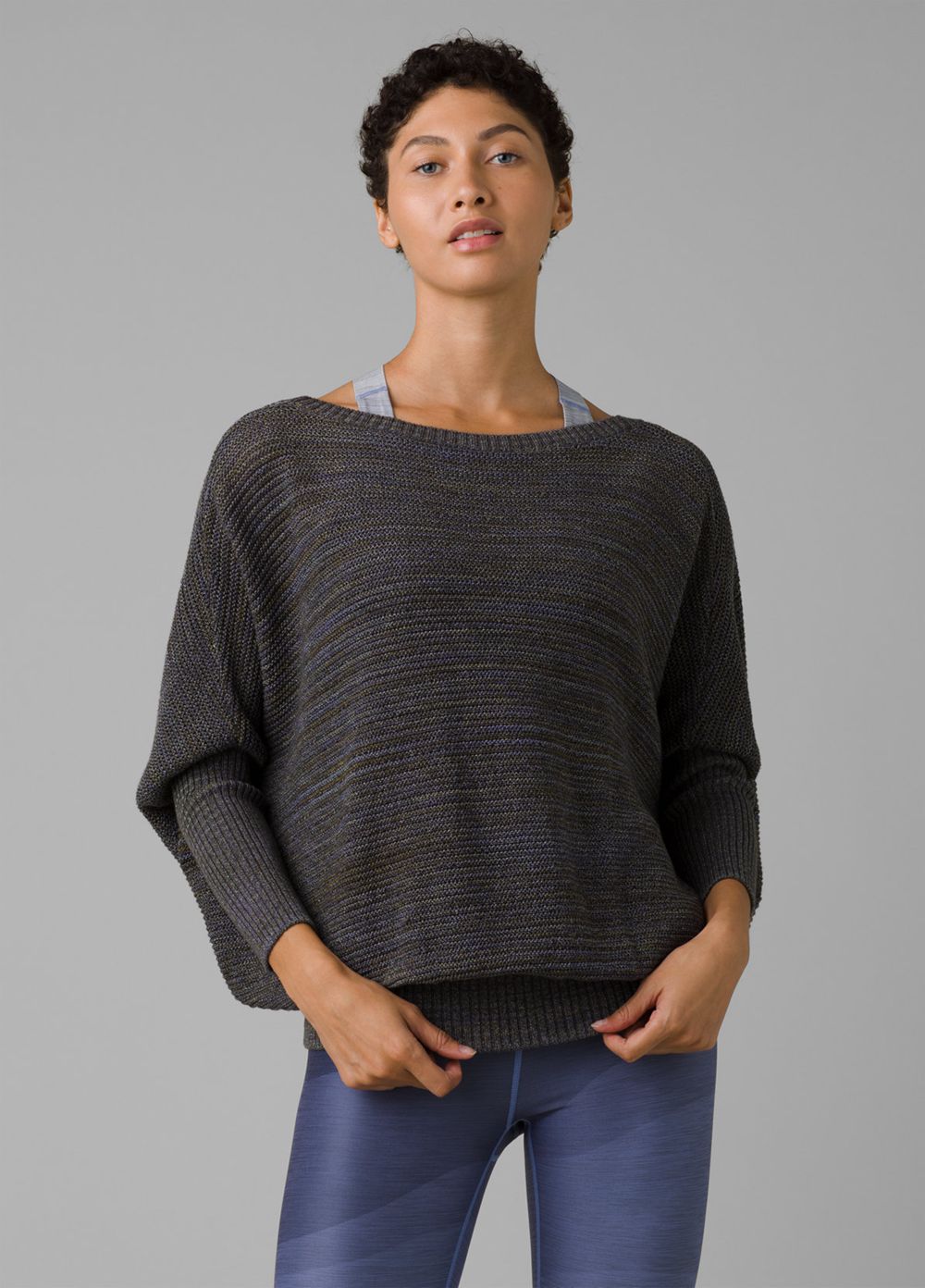 Grey Women's PrAna Coronet Sweaters | CTPWSB547