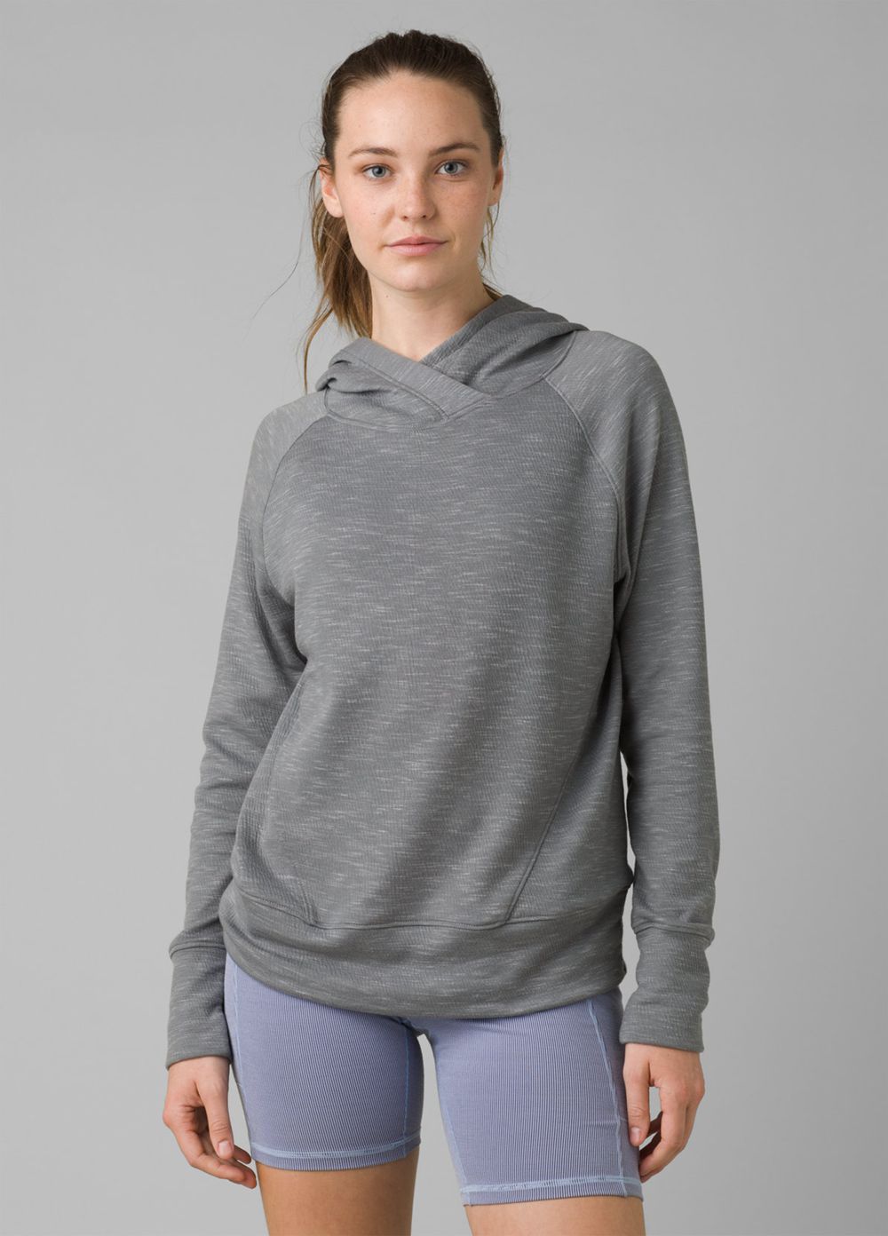 Grey Women's PrAna Sunrise Hoodie | EOFWKP357