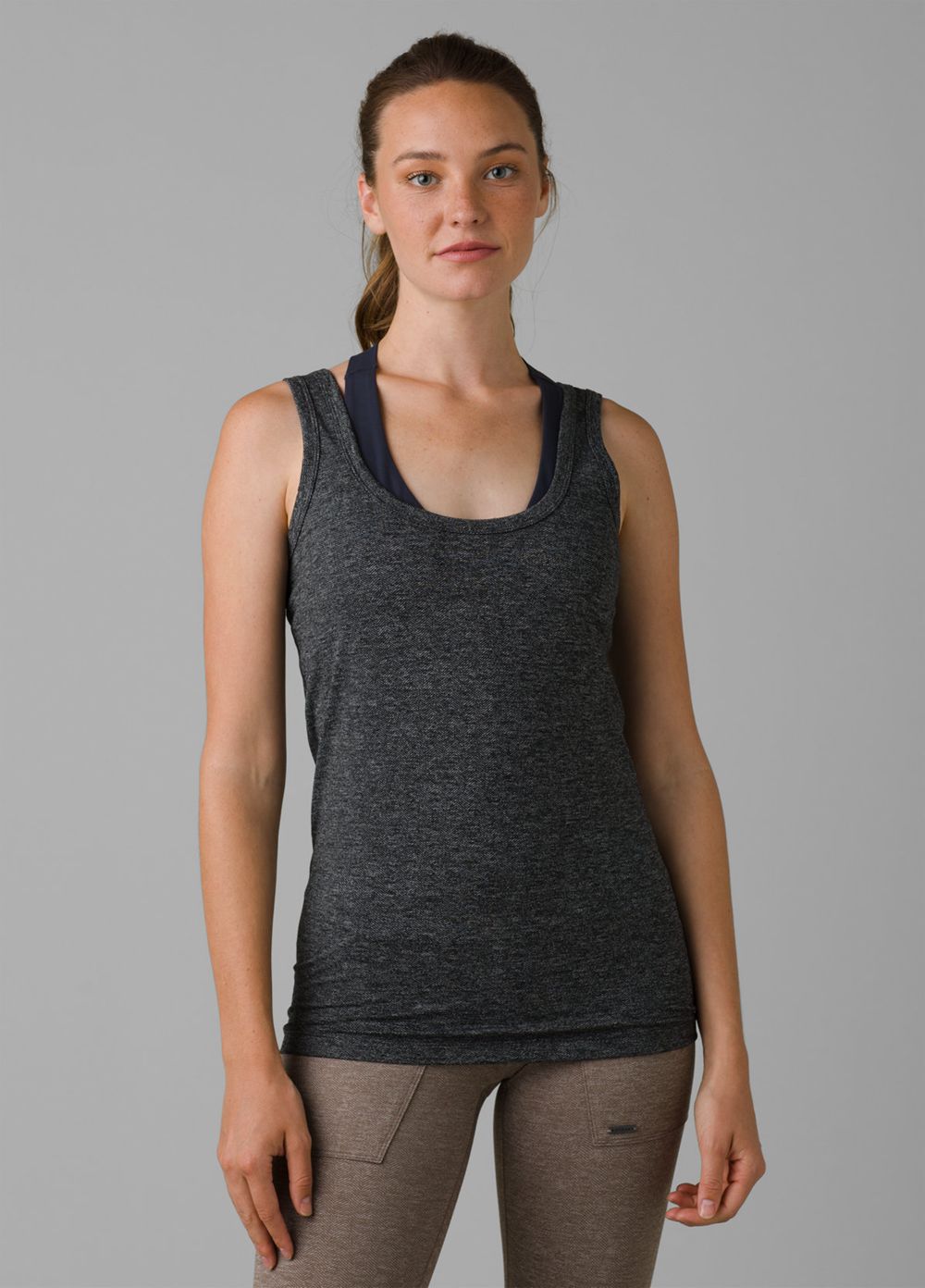 Grey Women's PrAna Zawn Tank Top | BUFVKW178