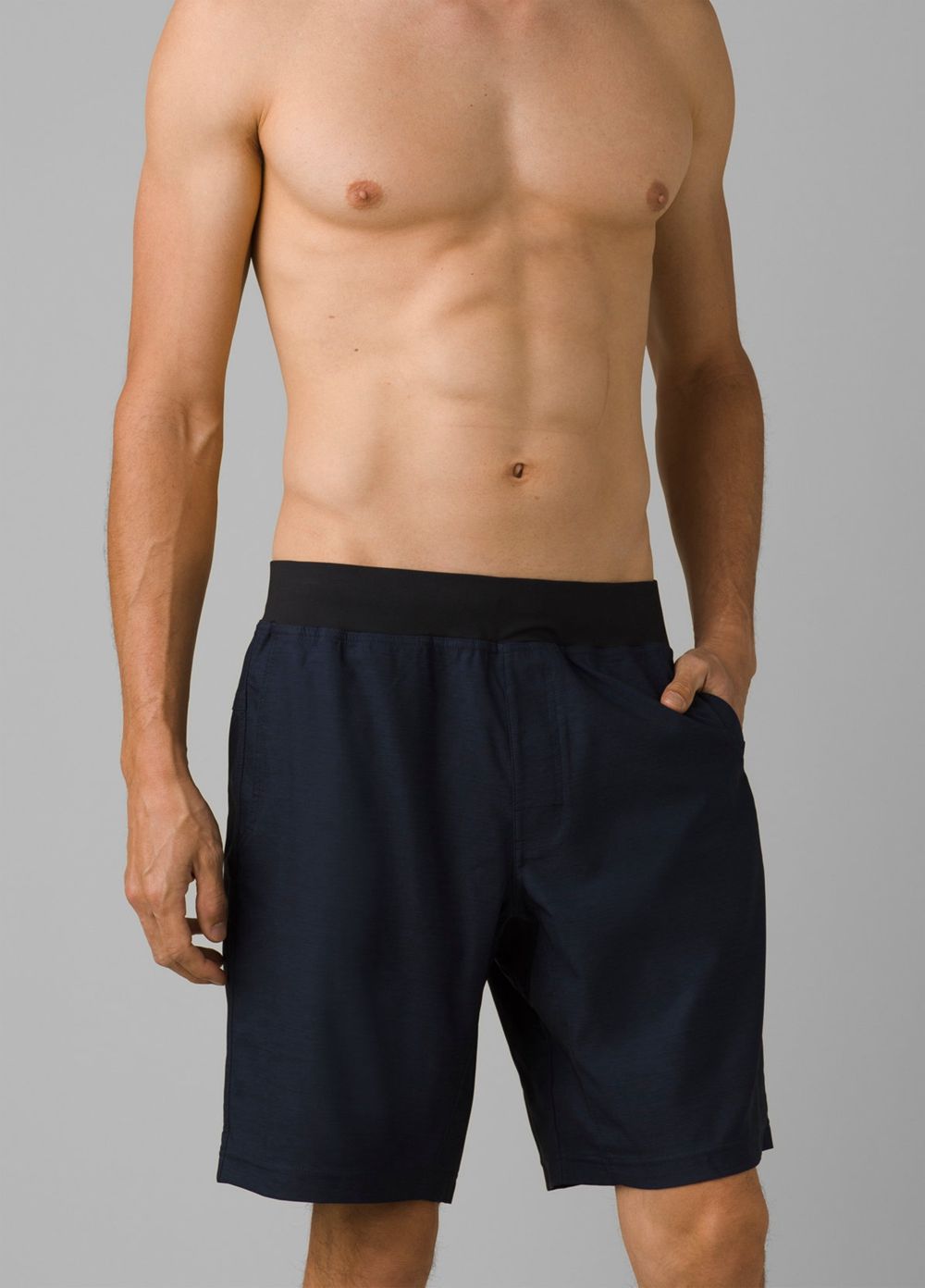 Navy Men's PrAna Peak to Creek Shorts | SUFPGK438