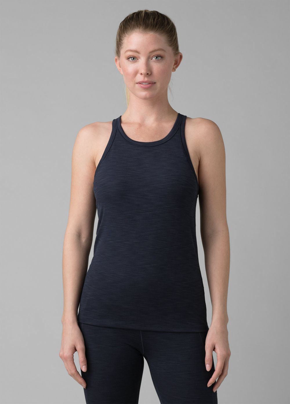 Navy Women's PrAna Becksa Tank Top | VRGLQP107