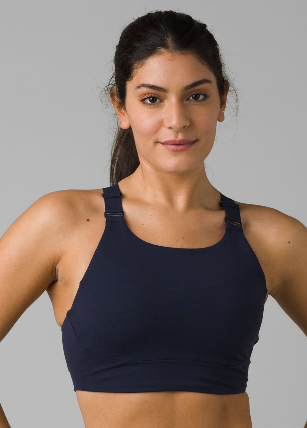 Navy Women's PrAna Everyday Support Bra | XJIGTV013