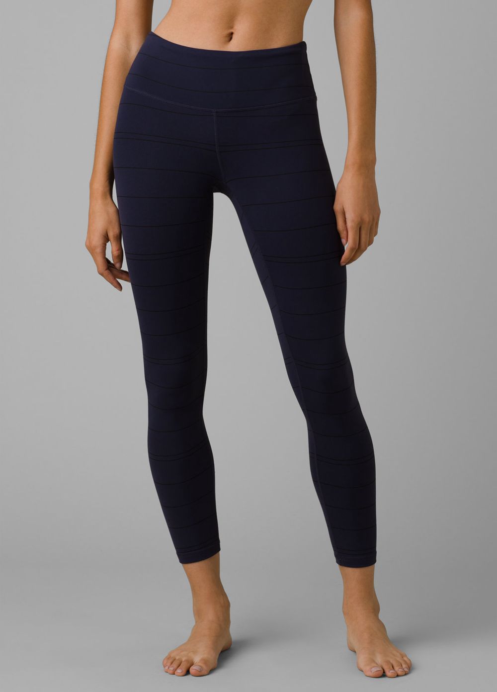 Navy Women's PrAna Pillar 7/8 Leggings | ECJDYM653