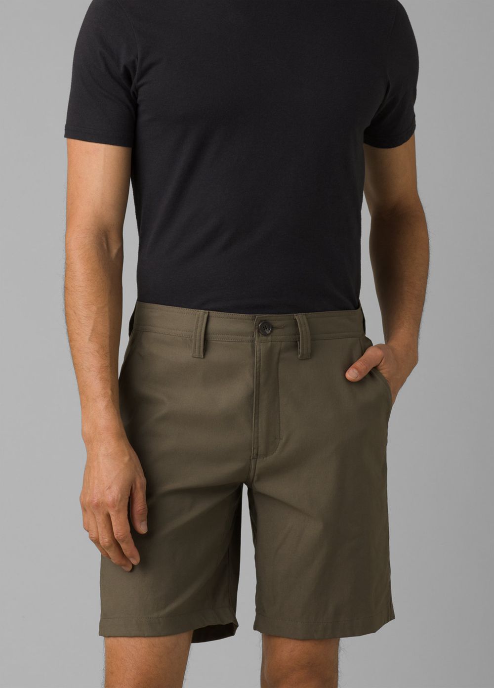 Olive Men's PrAna Alameda Shorts | VQFOBW023