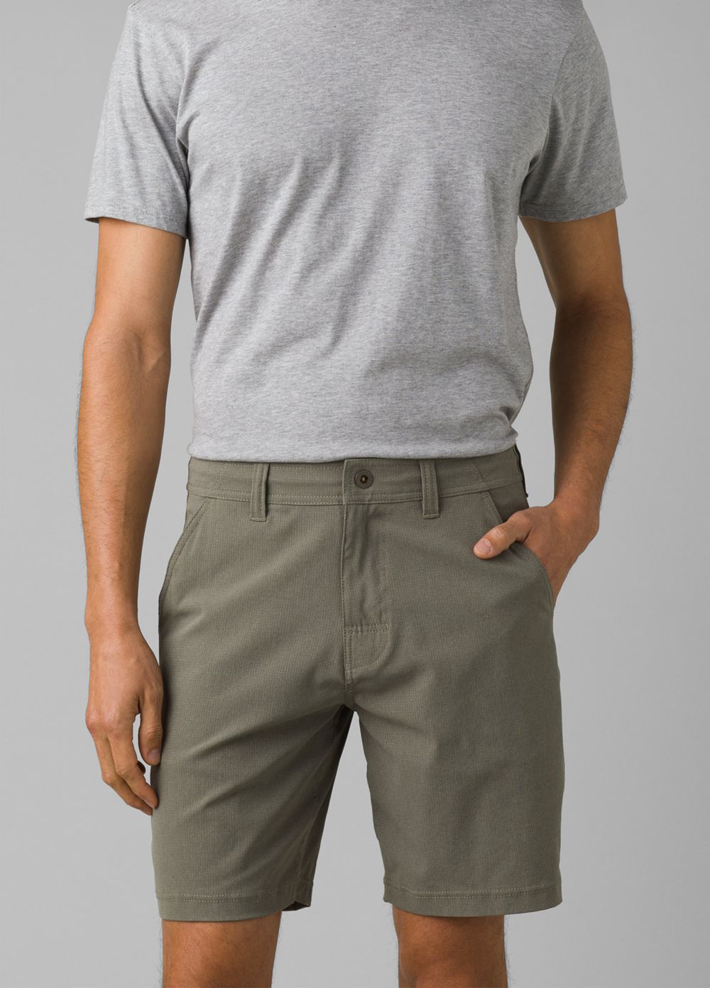 Olive Men's PrAna Hybridizer Shorts | LXHPTY243