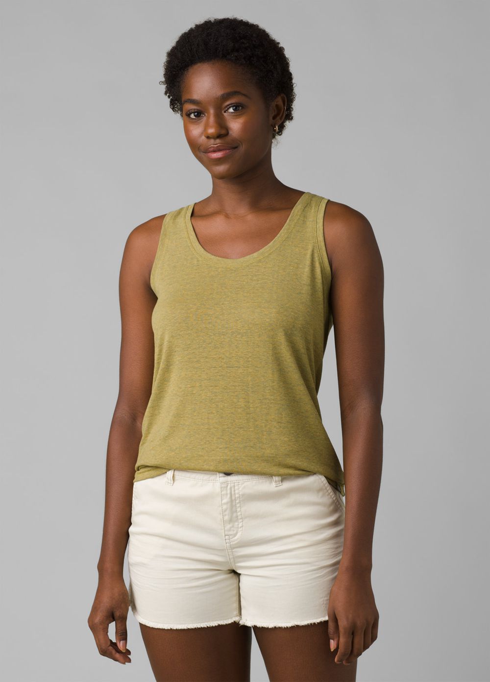 Olive Women's PrAna Cozy Up Tank Top | WCPHZO109