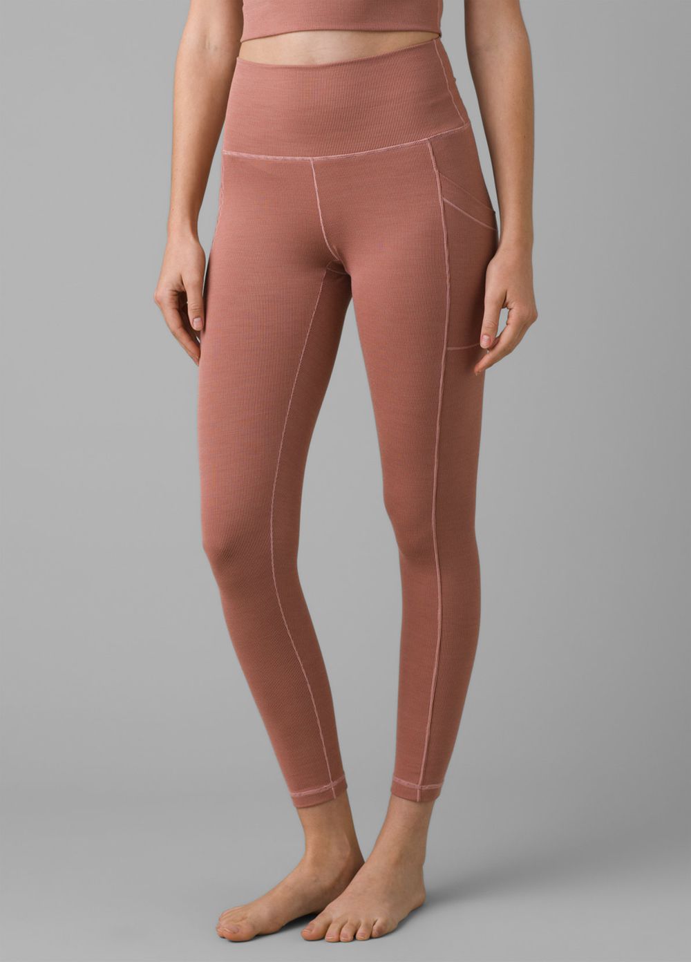 Pink Women's PrAna Becksa 7/8 Leggings | LAQEOG042