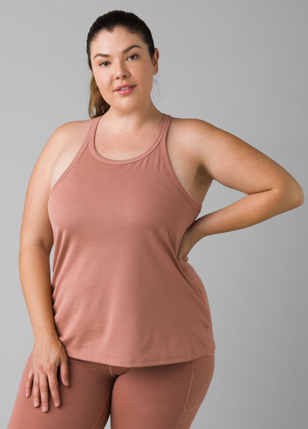 Pink Women's PrAna Becksa Plus Tank Top | WGPCYX925