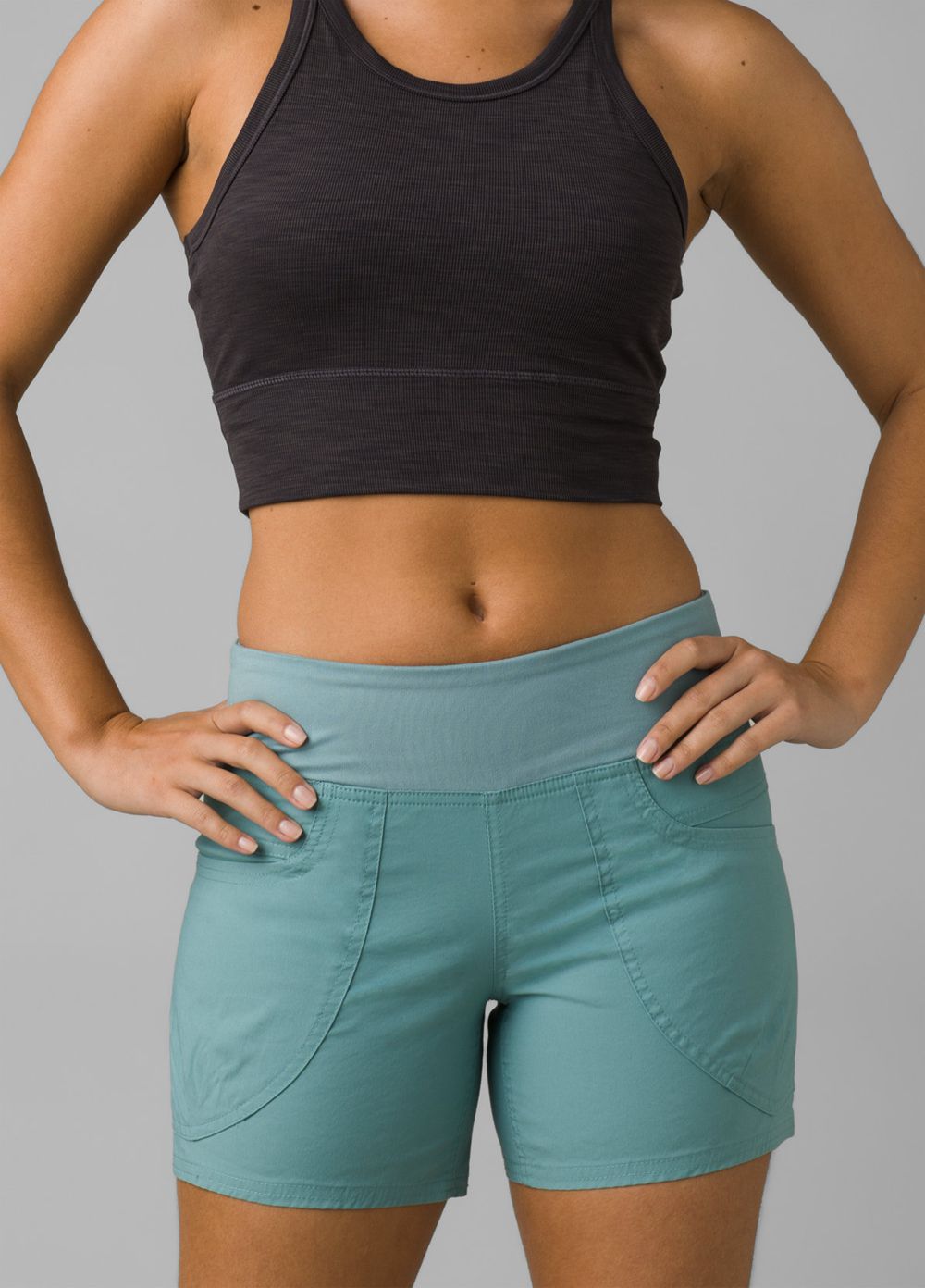 Turquoise Women's PrAna Kanab Shorts | FYAMHP670