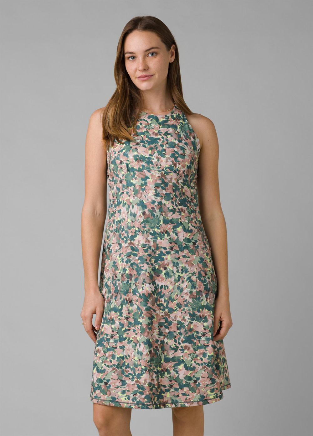 White Women's PrAna Jewel Lake Dresses | ZHXMQU051