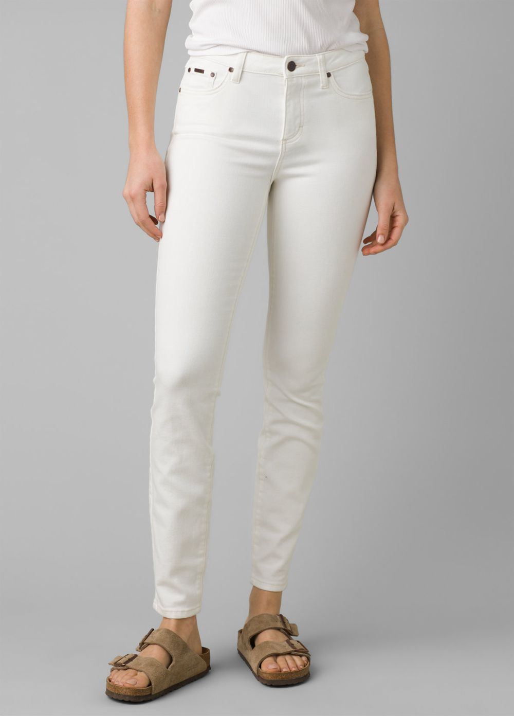 White Women's PrAna Sienna Jeans | ZAEHQX741