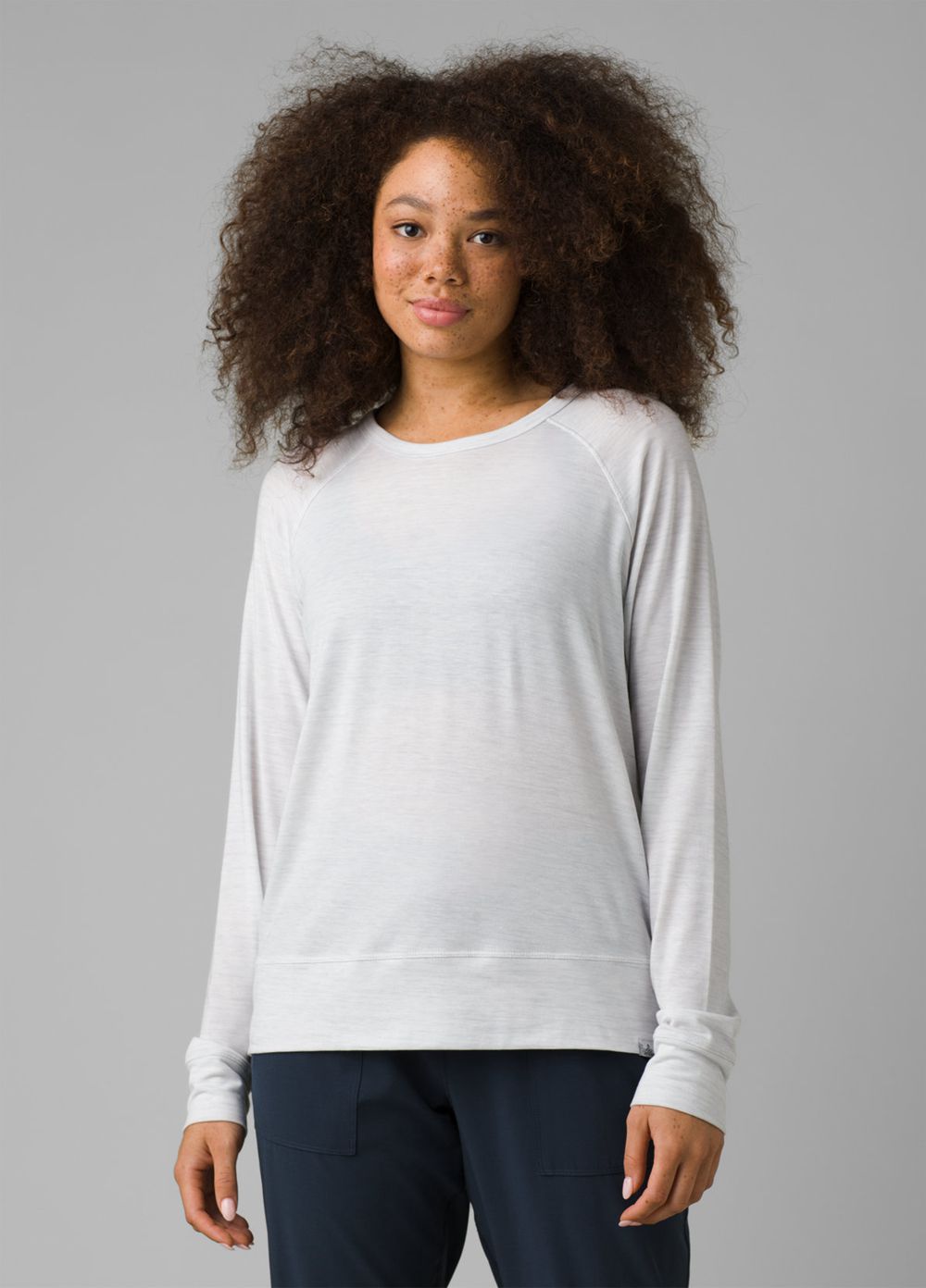 White Women's PrAna Sol Protect T-Shirts | CTRQXK940